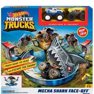 Hot Wheels monster truck shark track